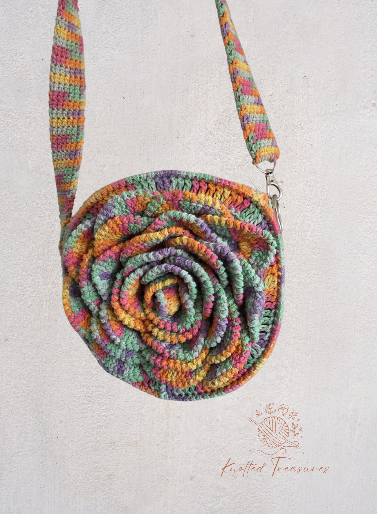 3D Rose handbag