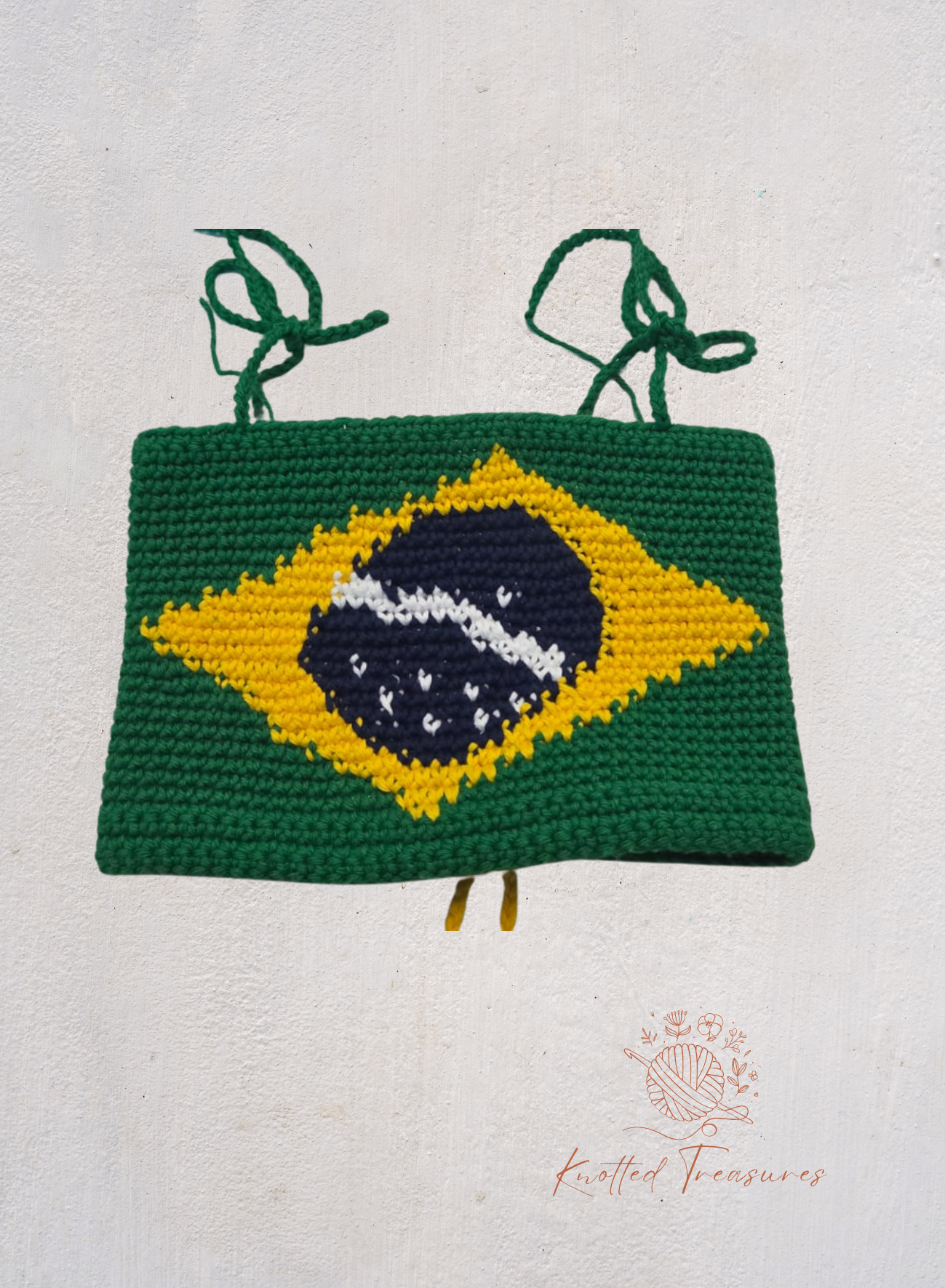 Brazil flag tapestry top