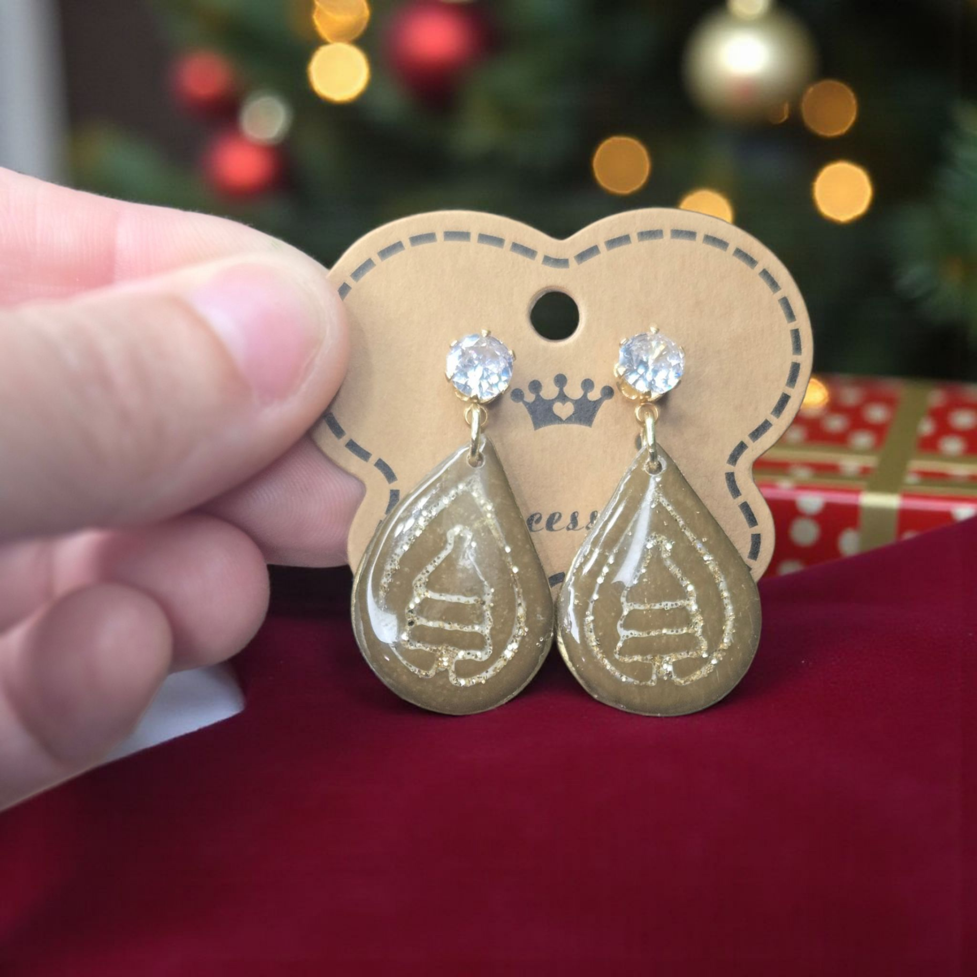 Winter tree Dangle