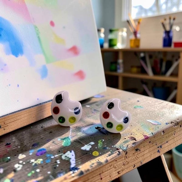 Artist Palette Studs