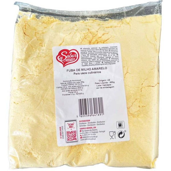 FUBA DE MILHO AMARELA