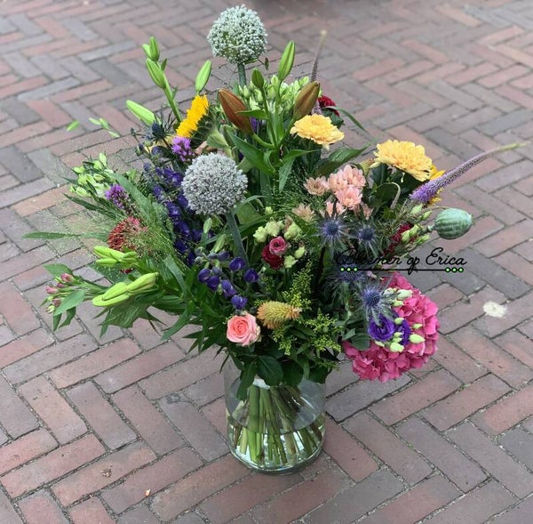 Plukboeket bont groot