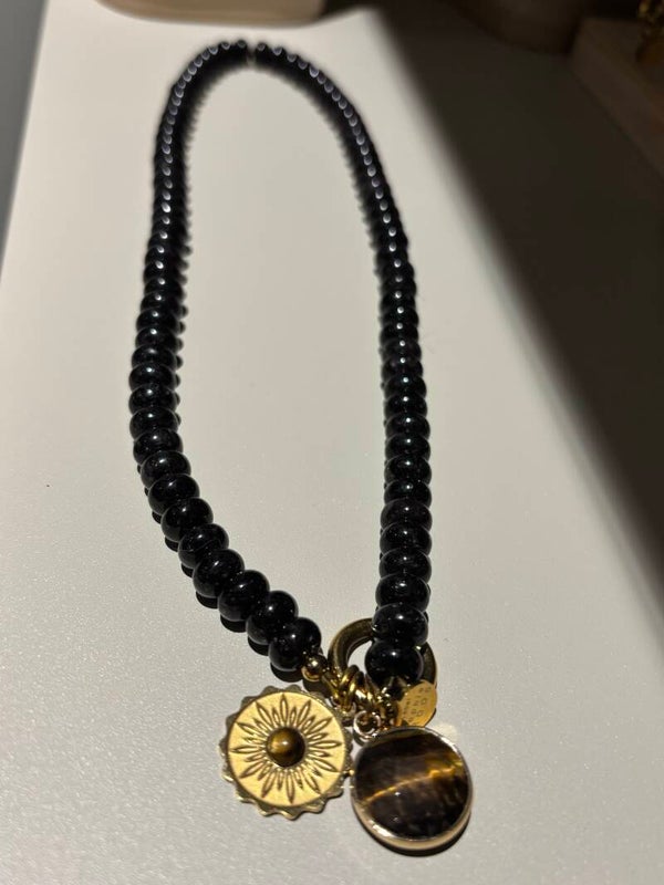 Ketting Black met bedels