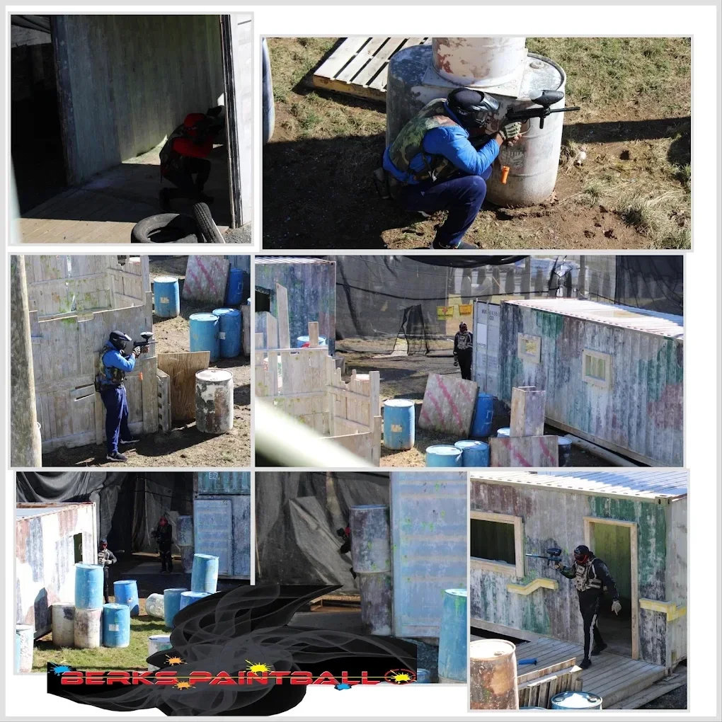 paintball in action