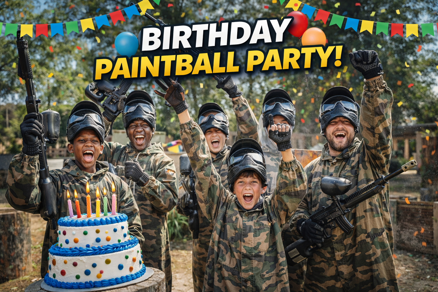 paintball birthday party