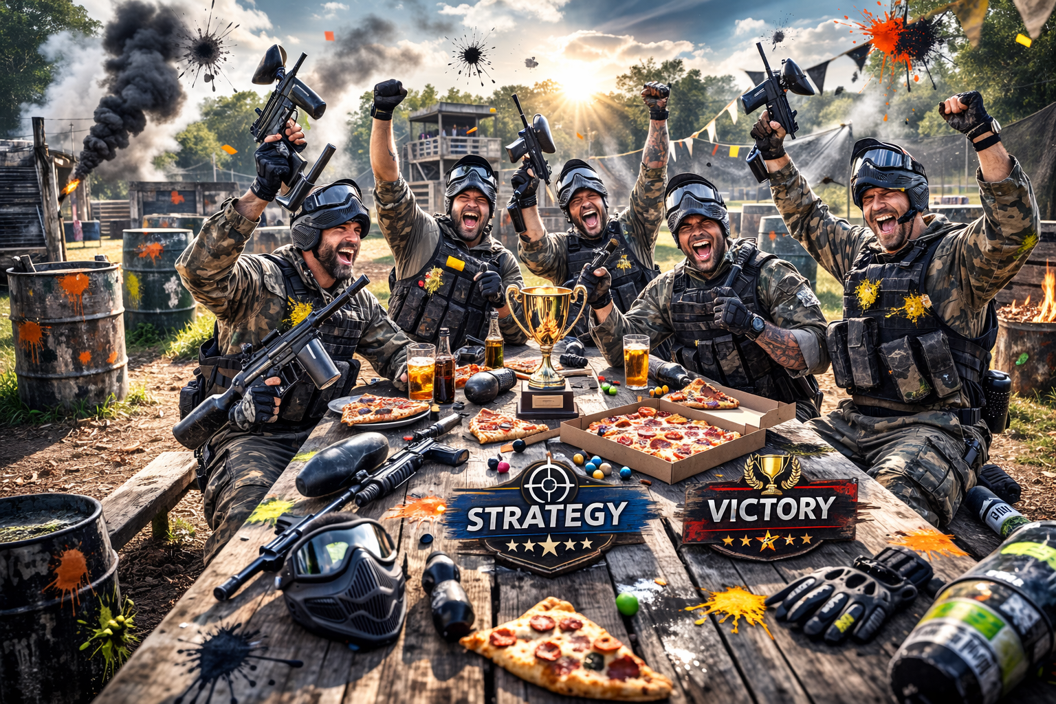 company paintball challenge