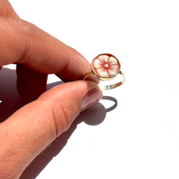 L-STUDIO - 14k Golden flower