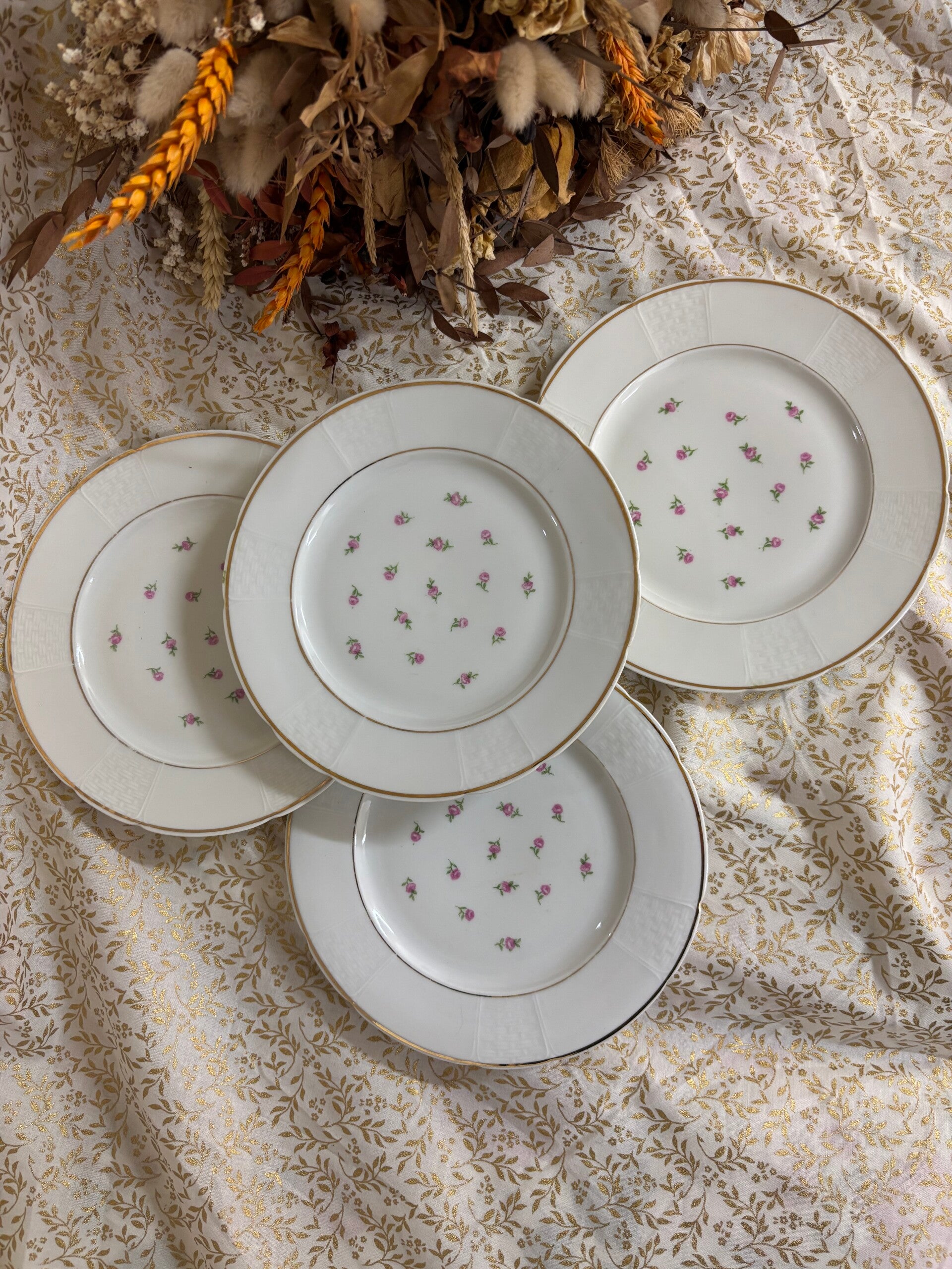 6 Assiettes à dessert porcelaine de Limoges