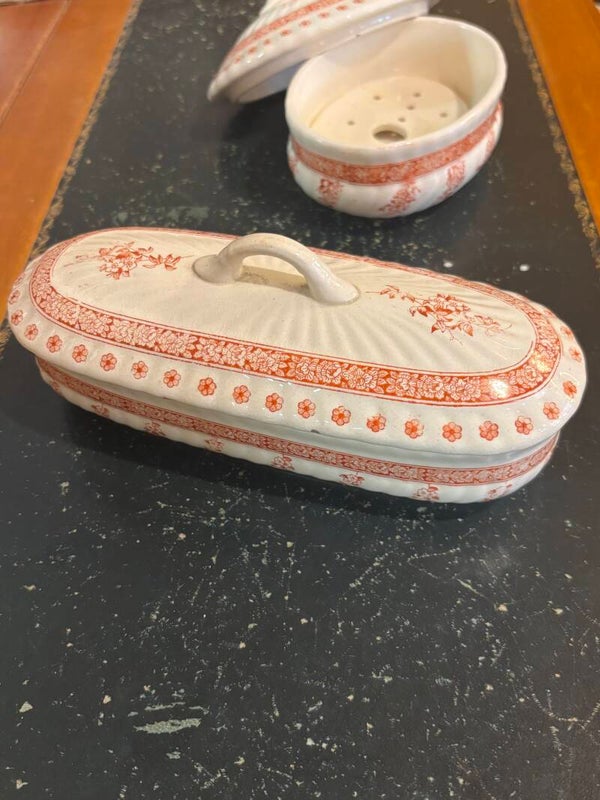 Rare Boîte à brosses à dents en terre de fer