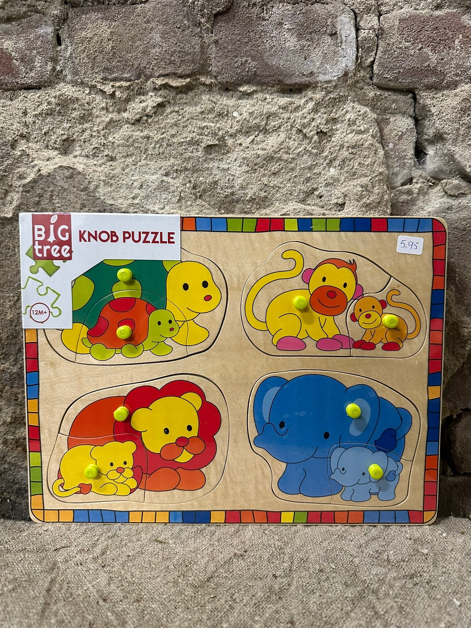 Houten puzzel dieren