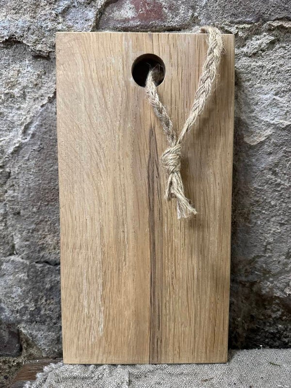 Handgemaakte plank nieuw eiken