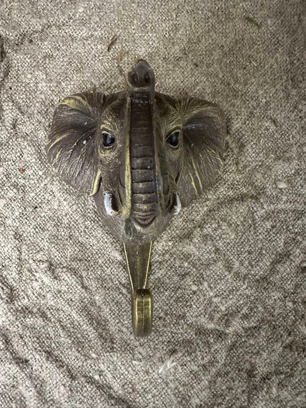 Kapstok haak olifant