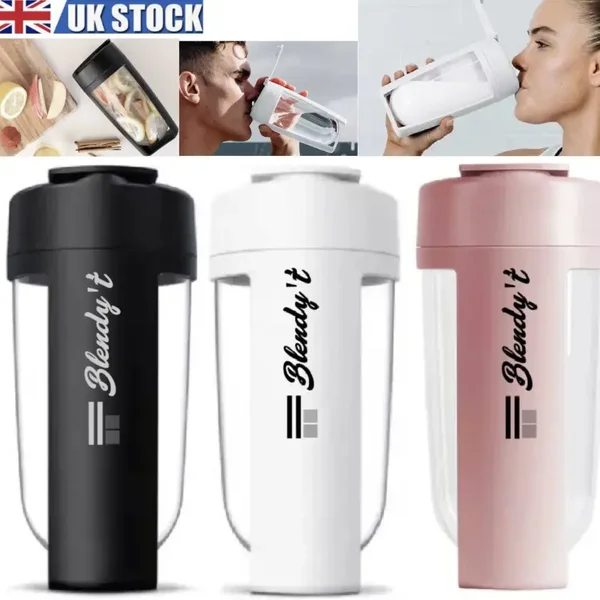 Blendy't Protein Shaker Bottle,water bottle (600 ml)-comes in a gift box
