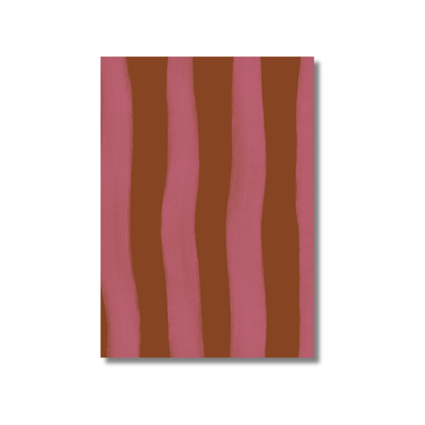 Mini poster - Strepen