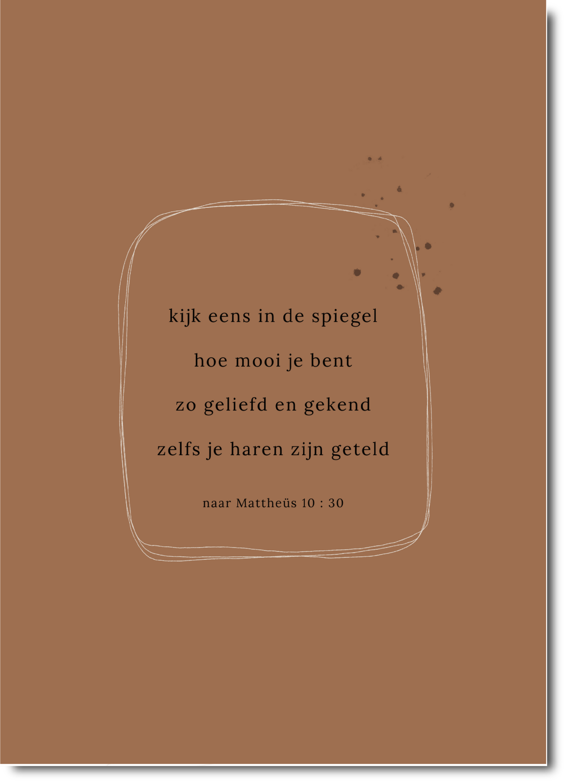 Wenskaart Kijk eens in de spiegel The Stars By Name