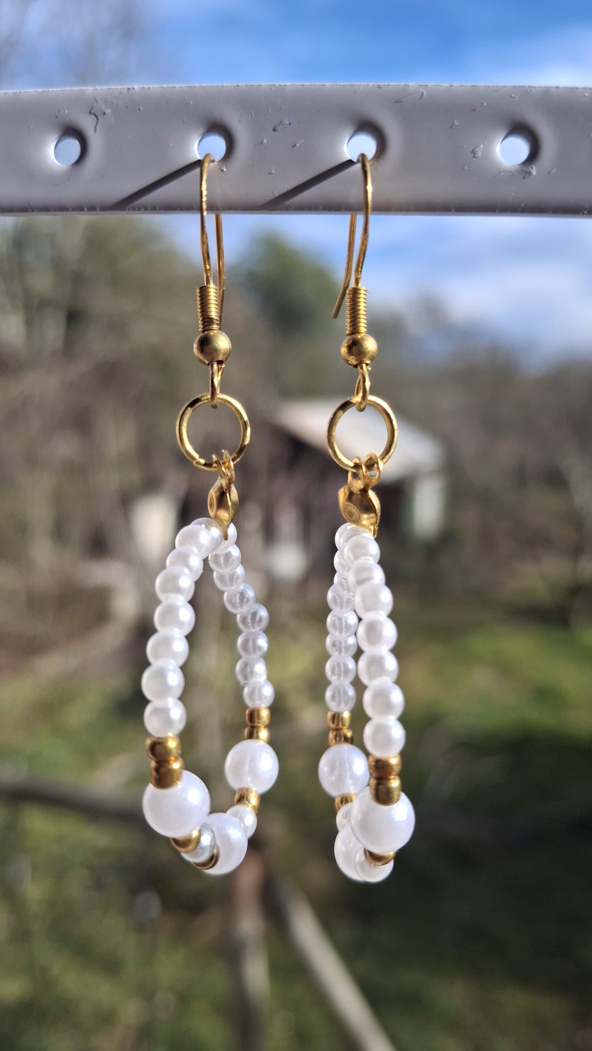 Boucles d'oreilles rondes