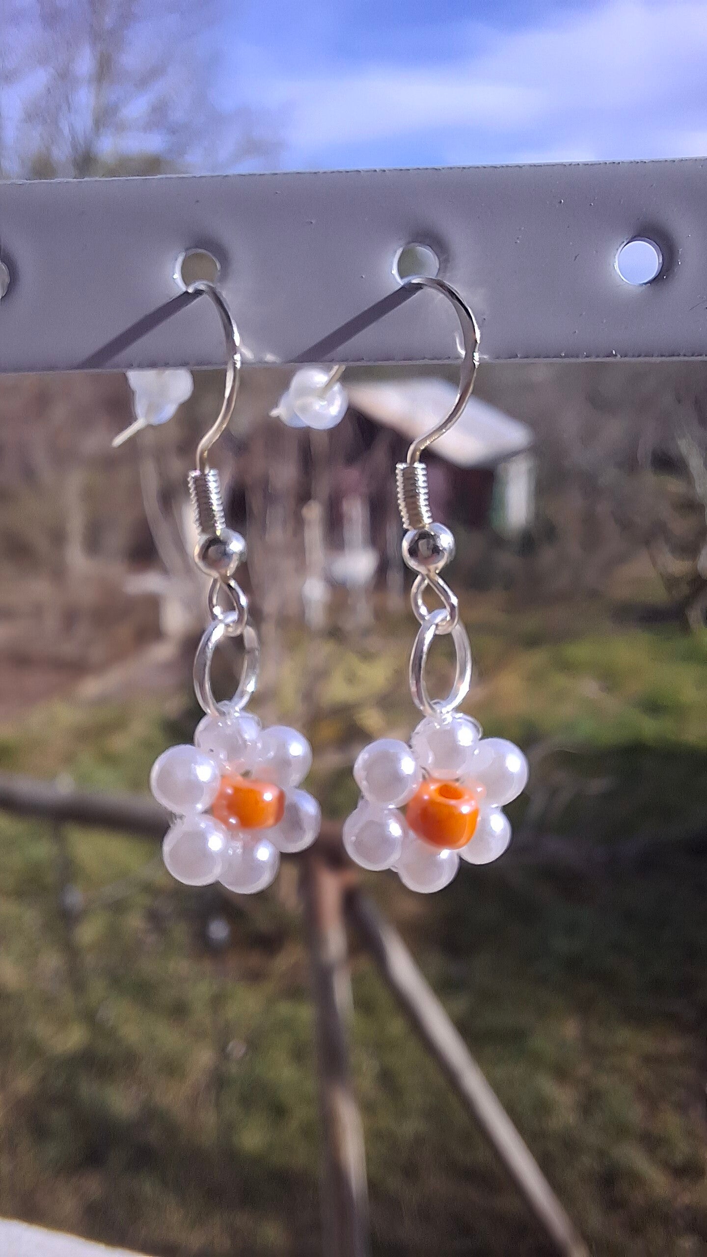 Boucles d'oreilles fleurs