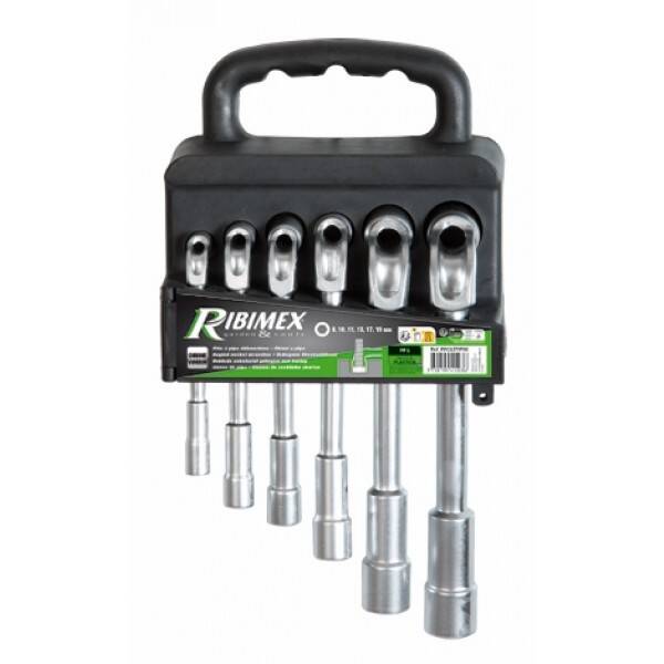 Clés à pipe débouchées en lot de 6