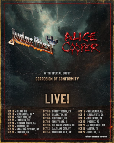 Judas Priest, Alice Cooper