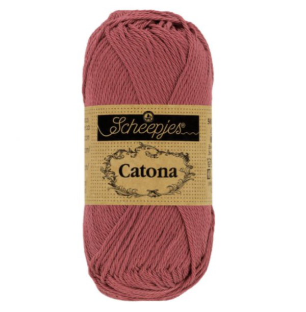 Scheepjes catona 10 gr rose wine 396