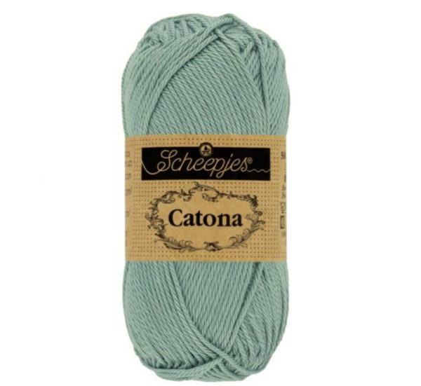 Scheepjes catona 50 gr silver blue
