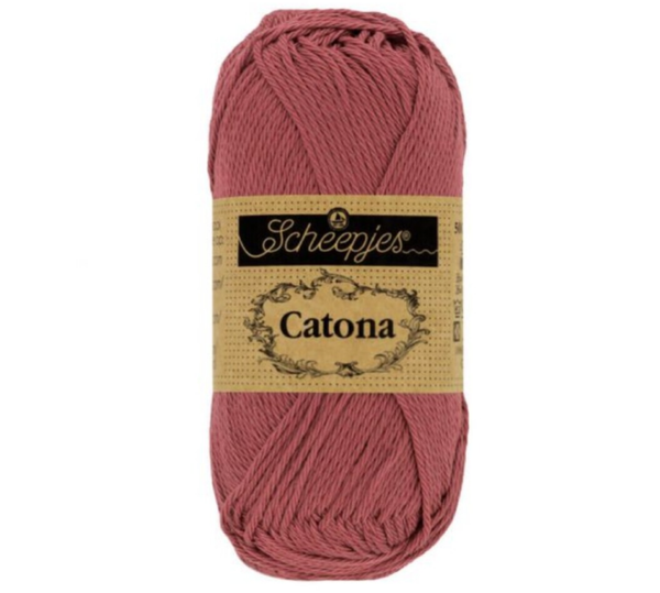 Scheepjes catona 50 gr rose wine 396