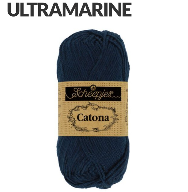Scheepjes catona 50 gr ultra marine  124