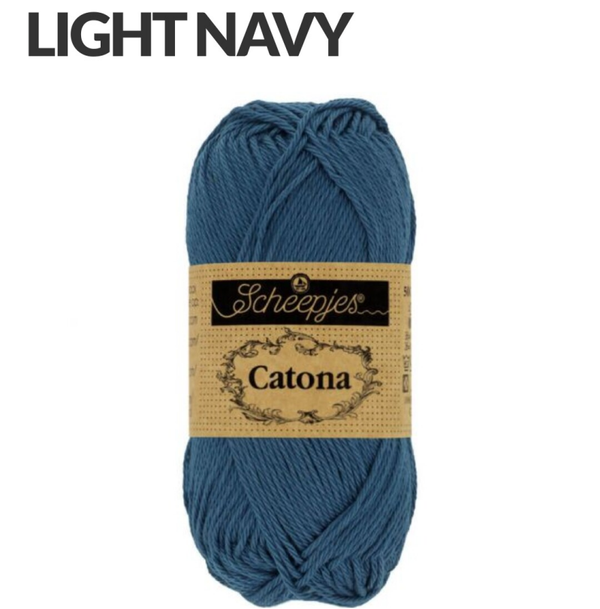 Scheepjes catona 50 gr Light navy 164