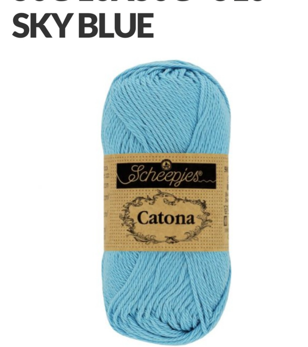 Scheepjes catona 50 gr sky blue 510