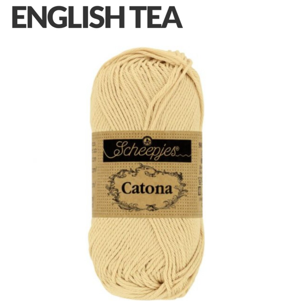 Scheepjes catona 50 gr English tea 404