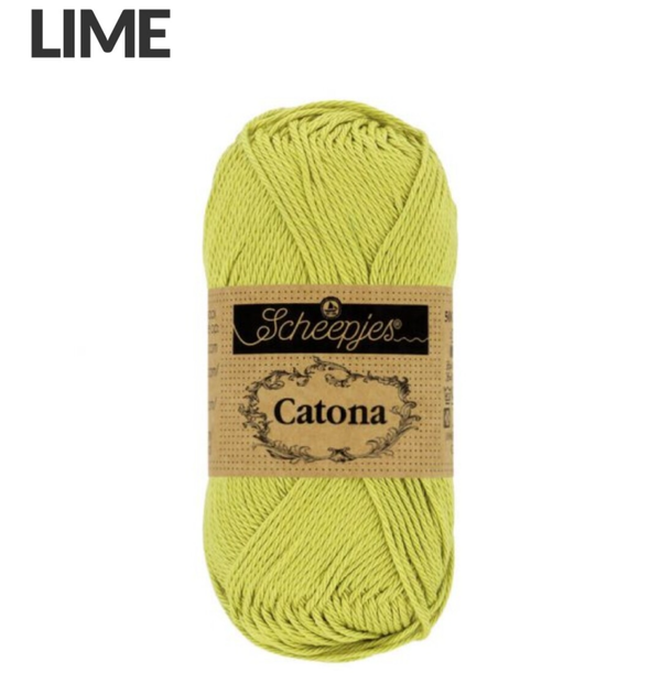 Scheepjes catona 50 gr lime  512