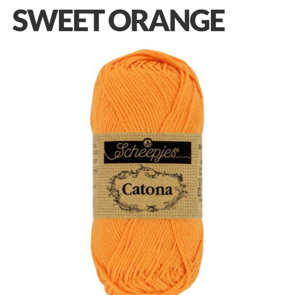 Scheepjes catona 50 gr sweet orange 411