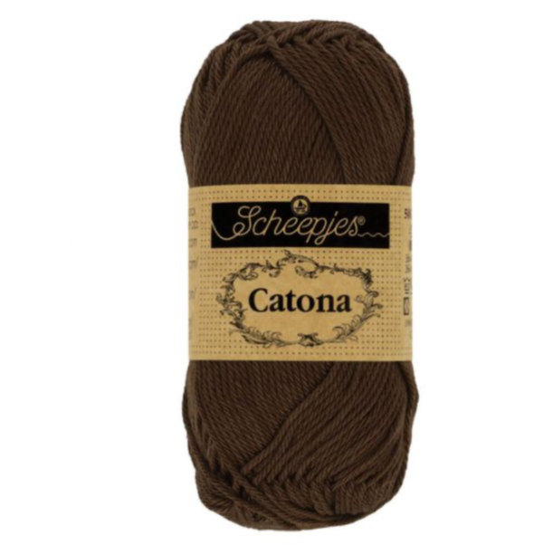 Scheepjes catona 50 gr. Black coffee 162