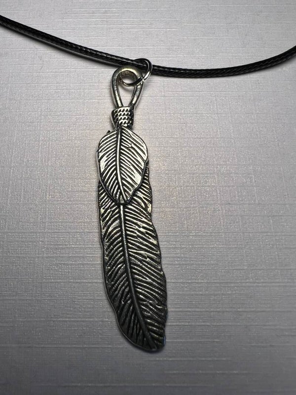 Mystic Feather Charm Necklace