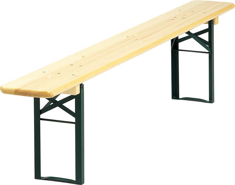 Kraftig bænk 220 x 25 cm