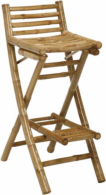 Bambus Barstol – Foldbar og stilfuld til den perfekte temafest