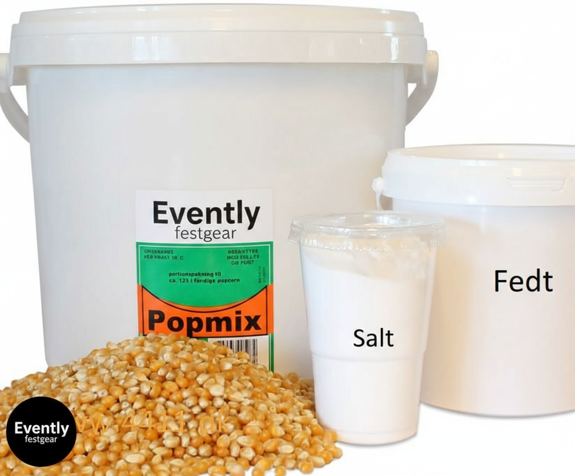 Komplet Popmix-spand (til ca. 180 portioner)