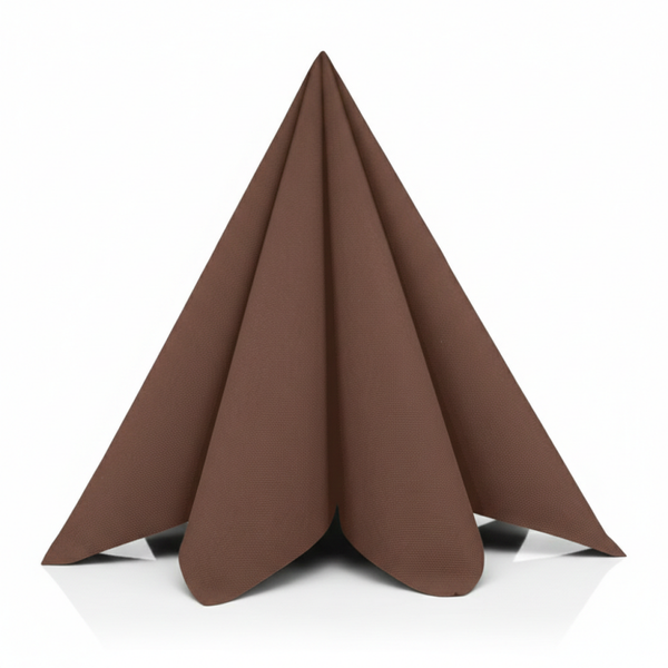 Serviet Dunilin Café – Brun (Luksus stoflignende kvalitet)