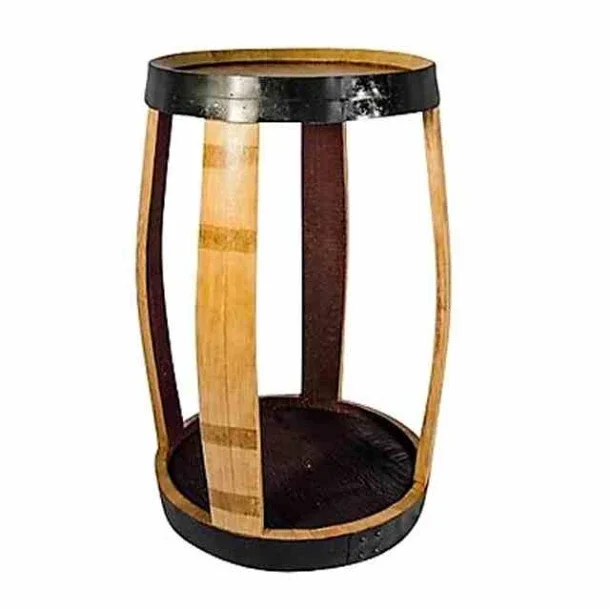 Cafebord Vintønde – Mørk Brun