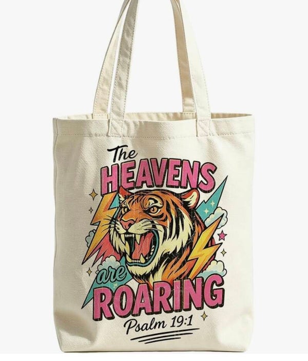 The Heavens are Roaring Tattoo Bag