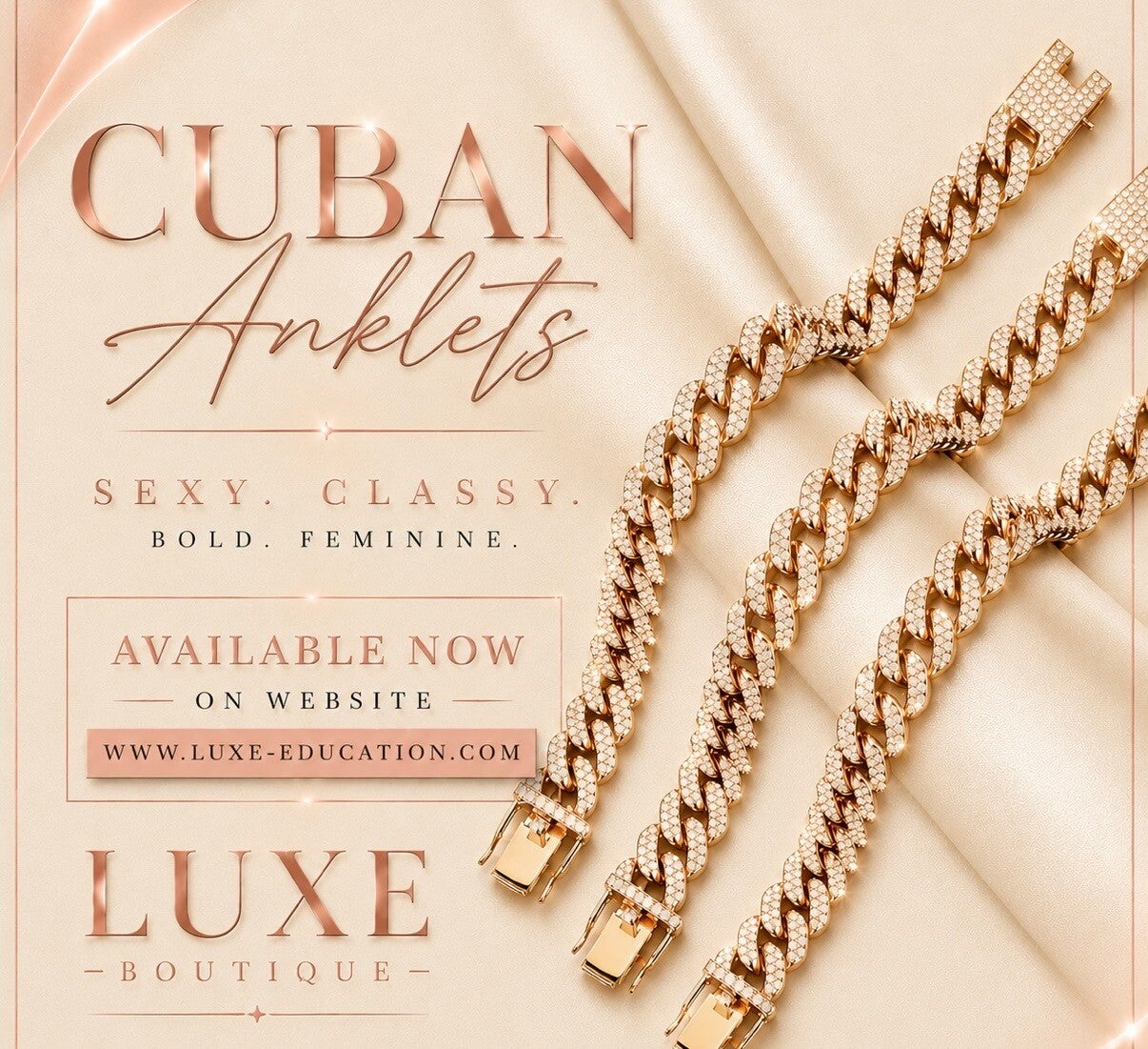 Cuban Link Anklet