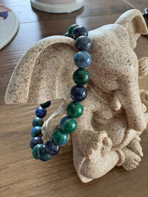 Bracelet Enfant - Azurite Malachite