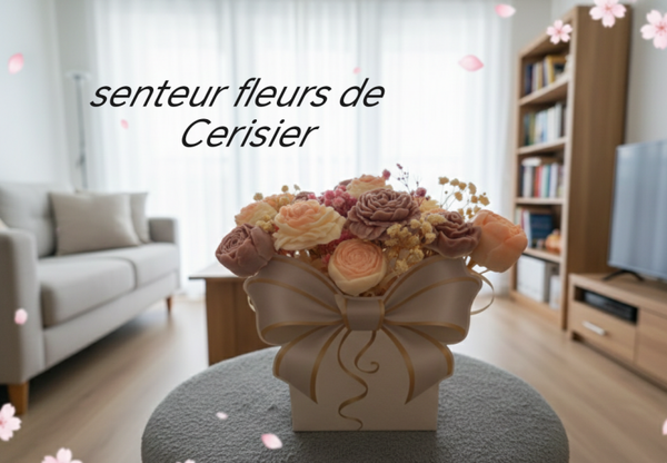 Bouquet de Fleurs Fondants Noeud