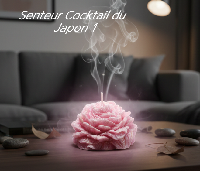 Bougie Rose Céleste