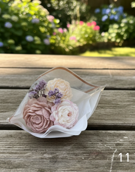 Bouquet Fleurs, Coeurs