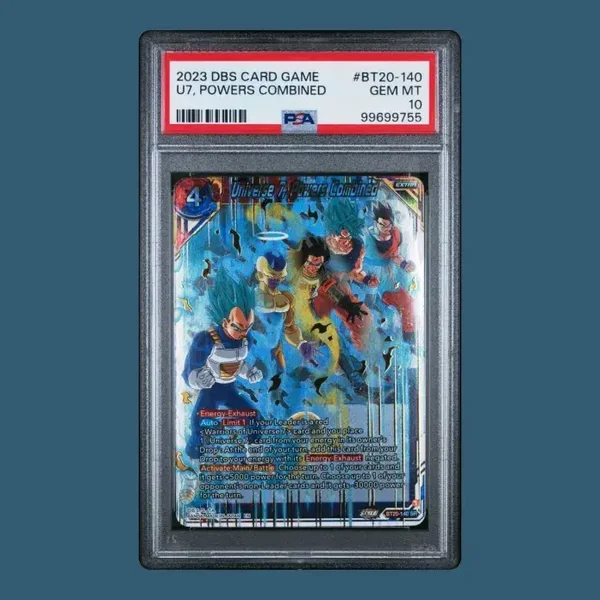 Universe 7 Powers Combined SPR BT20-140 PSA 10 Dragon Ball Super Power Absorbed