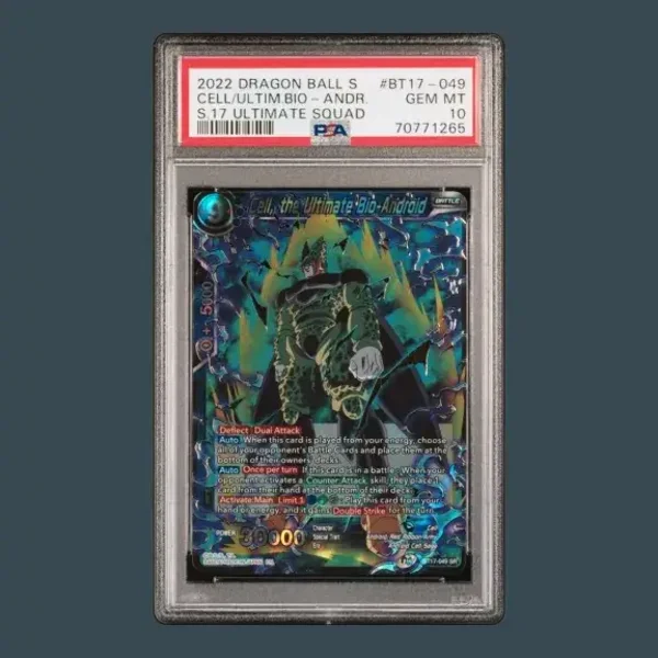 Cell, The Ultimate Bio-Android SPR BT17-049 PSA 10 Dragon Ball Super Ultimate Squad
