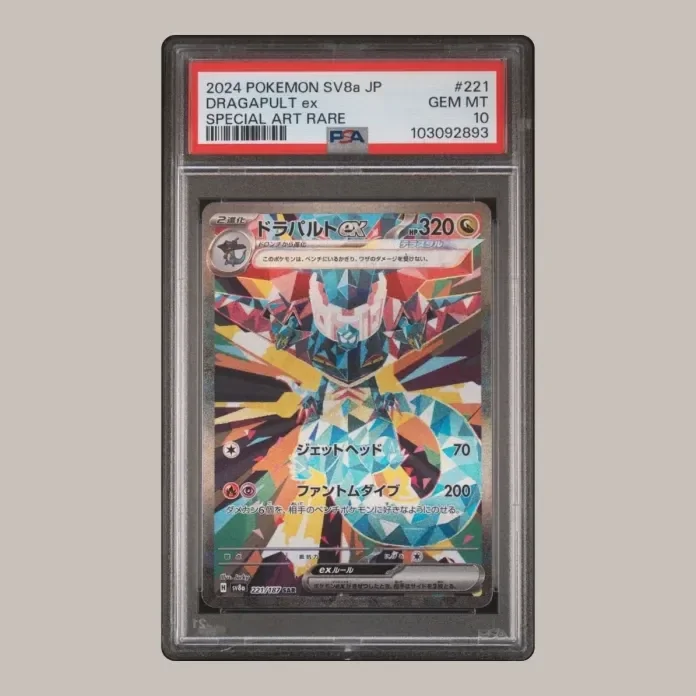 Dragapult ex SAR 221/187 PSA 10 Pokémon Japanese Terastal Festival ex SV8a