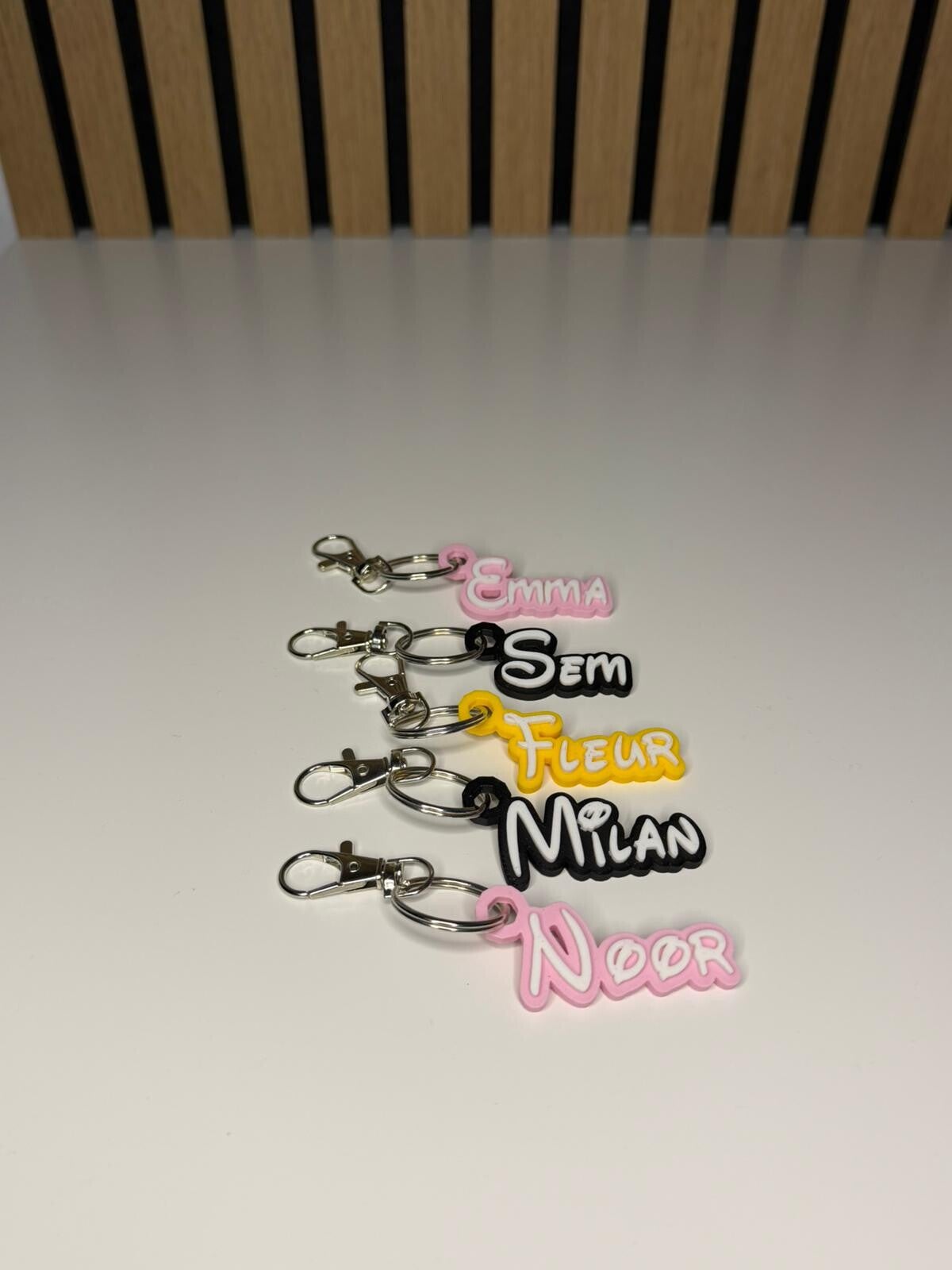 Disney Stijl Naam Sleutelhanger