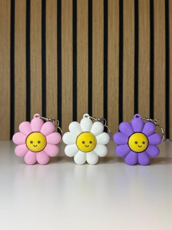 Bloem Clicker Sleutelhanger